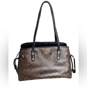 Coach Dark Brown Medium Shoulder Bag